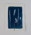 Square Gold Grass Card