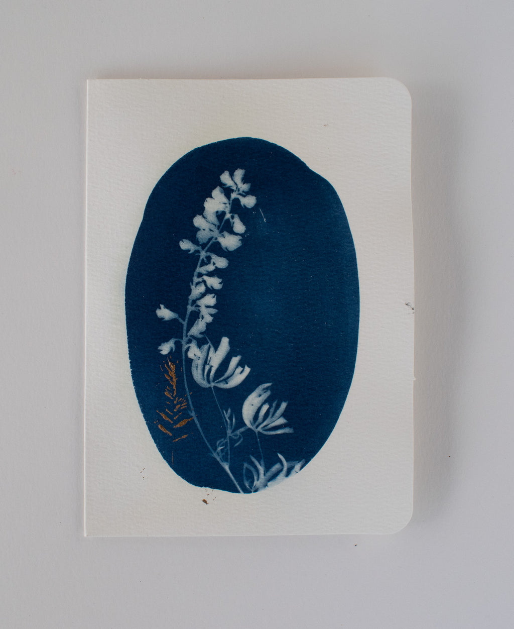 Oval Gold Lupine Card