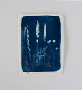 Square Gold Grasses Card