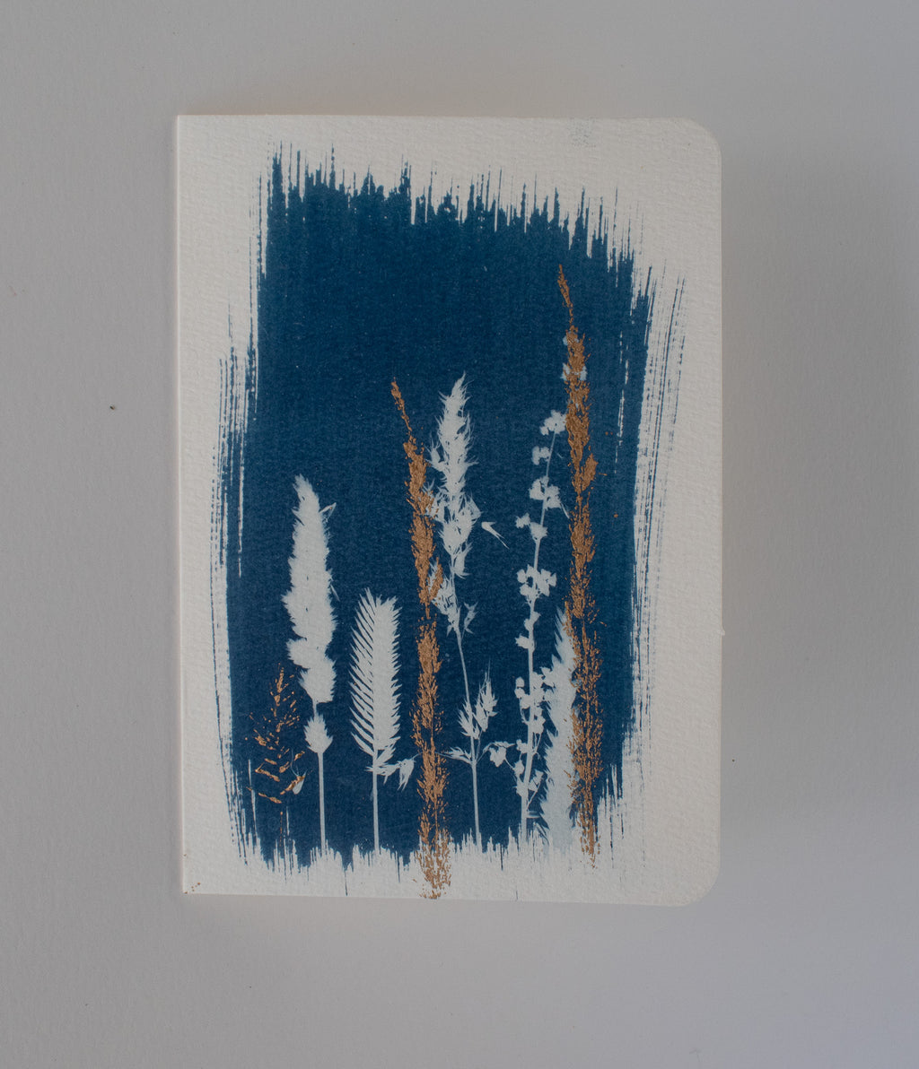 Brushed Gold Grass Card